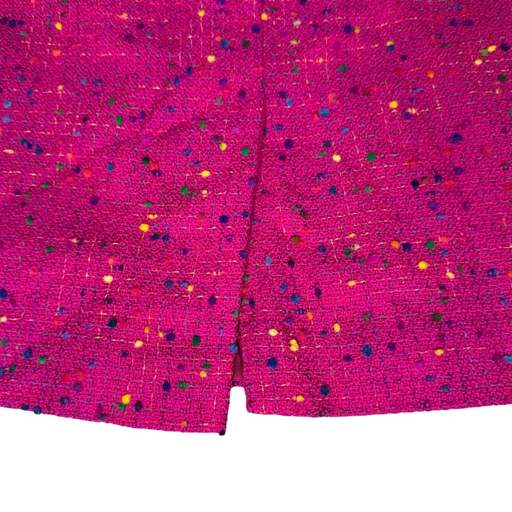 Louis Feraud Pink Tweed Skirt - Picture 3 of 5
